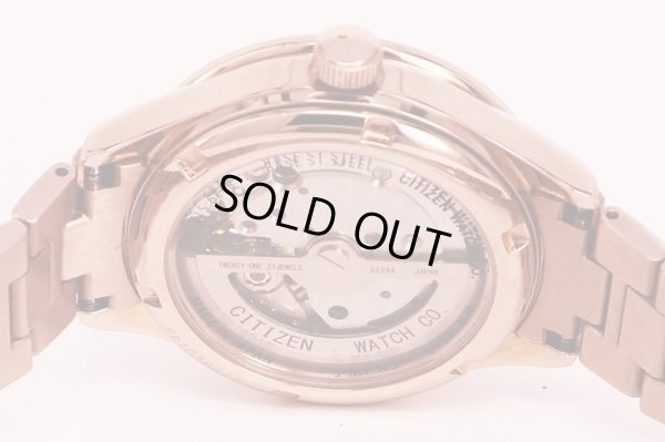 シチズン　メカニカル　ＰＣ１００４－６３Ｗ 　こぼれ桜文字盤　裏面拡大