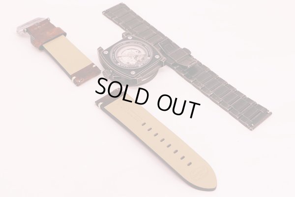 タックス　ヴィンテージレンズ２　ＴＳ１８０３Ｋ　黒文字盤　タックス１０周年限定５００本　替えベルト