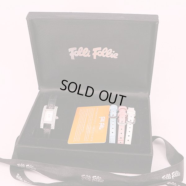 フォリフォリ　ＷＦ５Ｔ０８２ＳＰ　銀文字盤　ラインストーンベゼル　箱・保証書