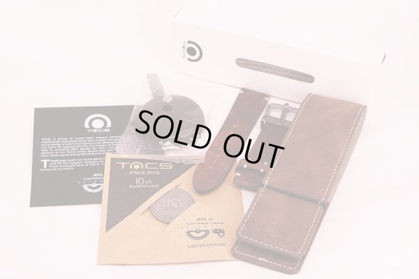 タックス　ヴィンテージレンズ２　ＴＳ１８０３Ｋ　黒文字盤　タックス１０周年限定５００本　付属品