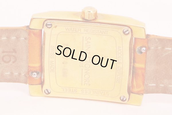 サントノーレ　オルセー　カレ　７３１０２７　シェル文字盤　裏面拡大