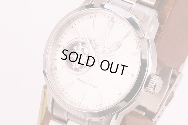 オリエントスター　セミスケルトン　ニューモデル　ＷＺ００５１ＤＡ　銀文字盤　サイド拡大