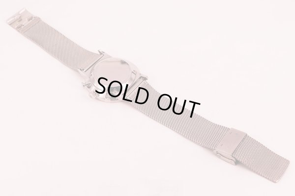 ユンハンス　フォームＣ　クロノグラフ０４１／４８７７・４４　グレー文字盤　メッシュベルト状態　裏面