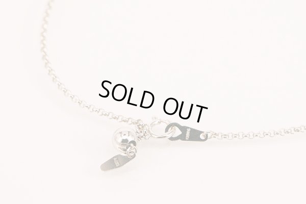 PT900/K18WG ダイアイリペンダントネックレス 1.62ct 0.24ct 13.60g　留め具