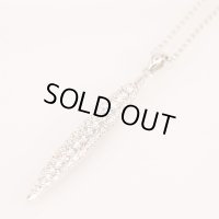 PT900/K18WG ダイアイリペンダントネックレス 1.62ct 0.24ct 13.60g