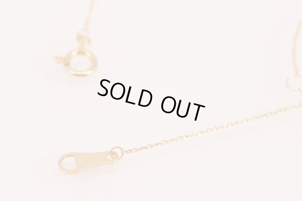 アガット　K18 ダイアイリペンダントネックレス 0.08ct 1.20g　留め具(2)