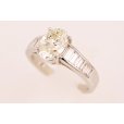 PT900 ダイアイリリング 2.017ct 0.90ct 7.10g　サイド