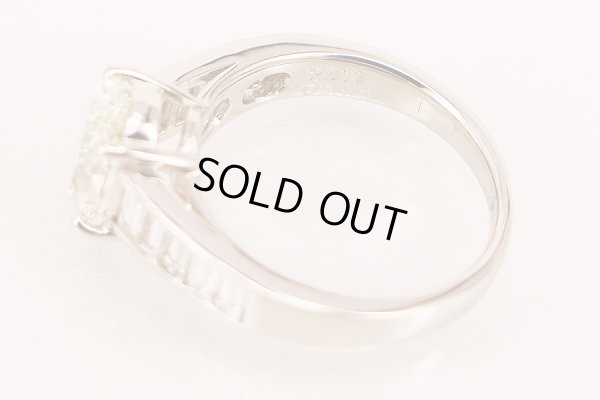 PT900 ダイアイリリング 2.017ct 0.90ct 7.10g　刻印(1)