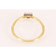 アガット　K18 ダイアイリリング 0.08ct 1.70g　内側