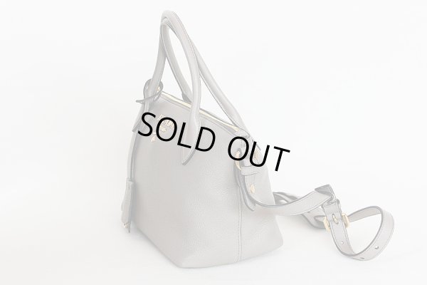 プラダ　2WAYショルダーバック 1BA111 グレー　サイド