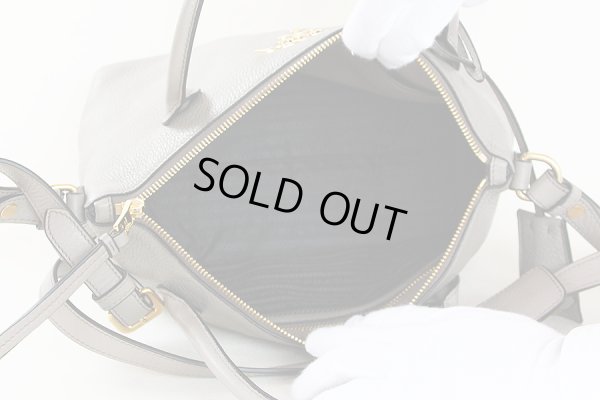 プラダ　2WAYショルダーバック 1BA111 グレー　中身