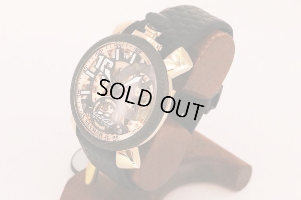 ガガミラノ　マニュアーレ４８　５５１１　ネイマールJr限定　両面スケルトン文字盤　サイド