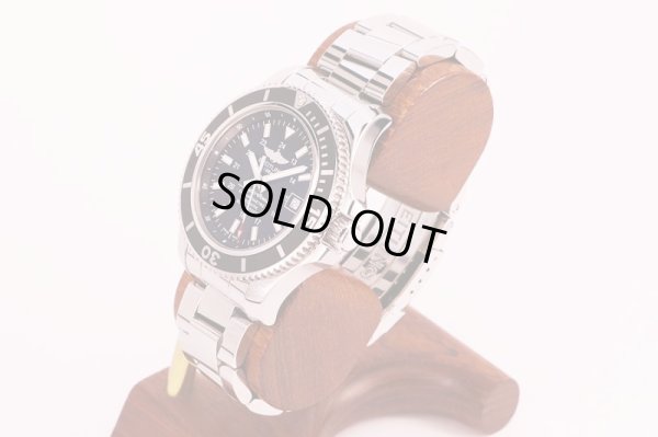 ブライトリング　スーパーオーシャンII４２　Ａ１７３６５　黒棒文字盤　サイド