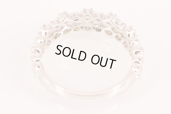 ヴァンドーム　PT950 ダイアイリリング 0.30ct 4.70g　内側