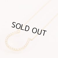 スタージュエリー　K18PG ダイアイリネックレス 0.08ct 1.80g