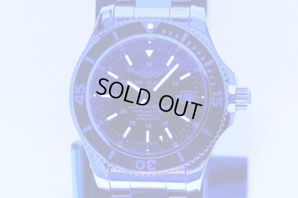 ブライトリング　スーパーオーシャンII４２　Ａ１７３６５　黒棒文字盤　ライト