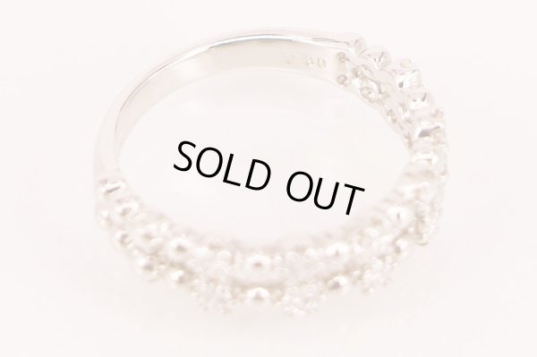 ヴァンドーム　PT950 ダイアイリリング 0.30ct 4.70g　刻印(2)