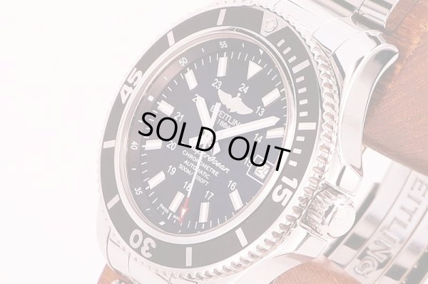 ブライトリング　スーパーオーシャンII４２　Ａ１７３６５　黒棒文字盤　サイド拡大