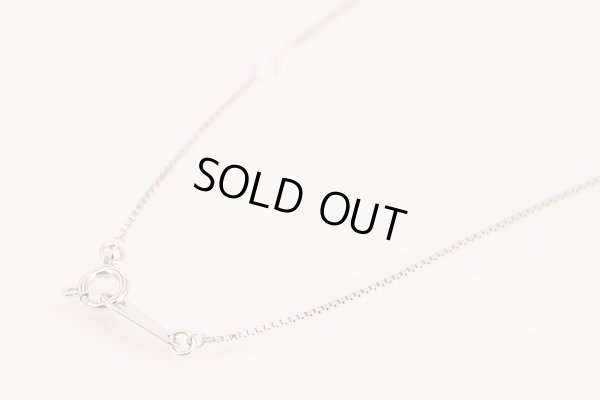 ヴァンドーム　K18WG ダイアイリペンダントネックレス 2.70g　留め具