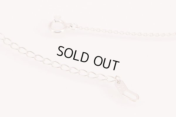 スタージュエリー　K18WG ダイアイリペンダントネックレス 0.04ct 3.90g　留め具外したイメージ