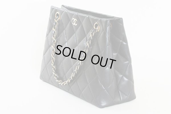 シャネル　ハンドバック ブラック　サイド