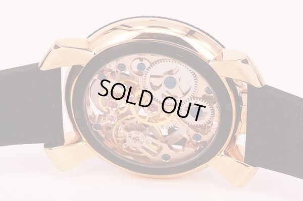 ガガミラノ　マニュアーレ４８　５５１１　ネイマールJr限定　両面スケルトン文字盤　裏面拡大