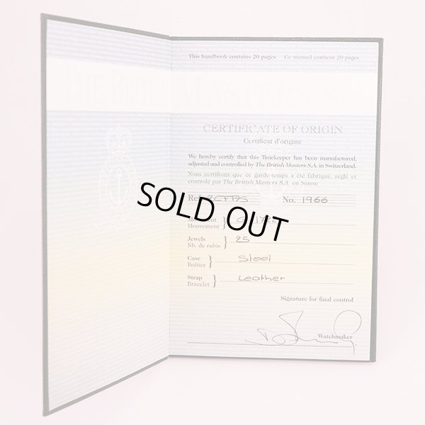 グラハム　クロノファイター　２ＣＦＡＳ．Ｓ０１　銀文字盤　保証書