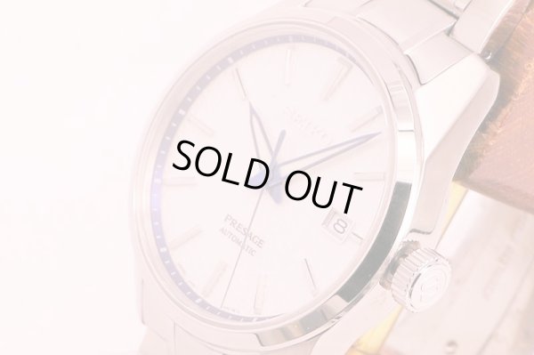 セイコー　プレサージュ　ＳＡＲＸ０９３　６Ｒ３５－０１Ｙ０　白文字盤　ゼロハリバートン限定　サイド拡大