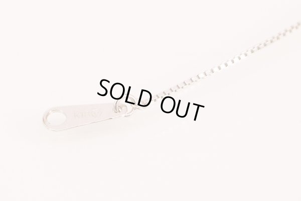 ヴァンドーム　K18WG ダイアイリペンダントネックレス 2.70g