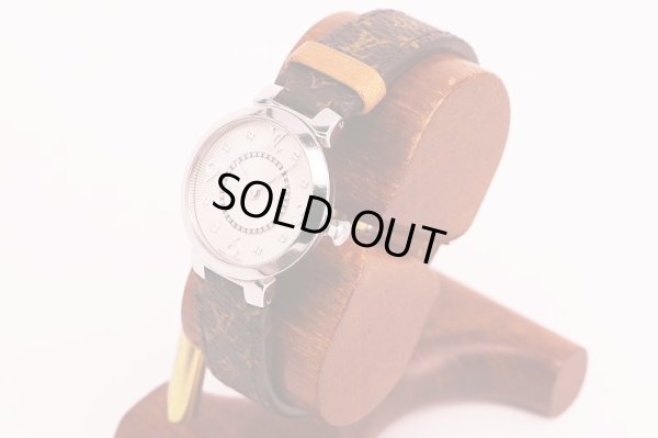 ルイヴィトン　タンブール　Ｑ１２ＭＧ＊Ｂ　銀文字盤 １０Ｐ　サイド