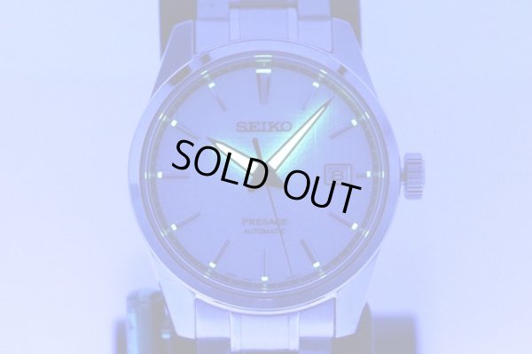 セイコー　プレサージュ　ＳＡＲＸ０９３　６Ｒ３５－０１Ｙ０　白文字盤　ゼロハリバートン限定　ライト
