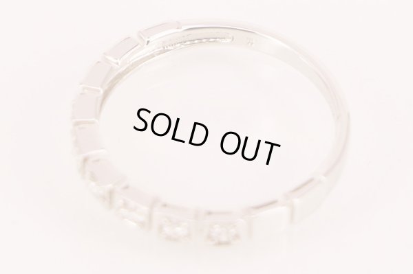 ヴァンドーム　PT950 ダイアイリリング 0.18ct 2.50g　刻印(2)