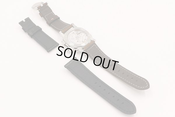 パネライ　ルミノール１９５０ＧＭＴ　ＰＡＭ０１５３７　黒文字盤　替えベルト裏面