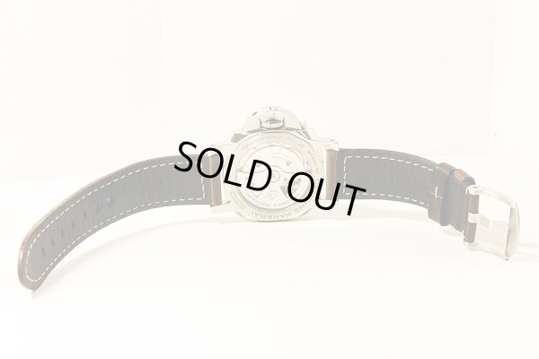 パネライ　ルミノール１９５０ＧＭＴ　ＰＡＭ０１５３７　黒文字盤　革ベルト