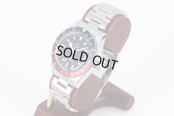 チューダー　ヘリテージ　ブラックベイＧＭＴ　７９８３０ＲＢ　黒文字盤　赤黒ベゼル　サイド