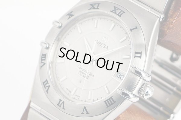 オメガ　コンステレーション　パーペチュアルカレンダー　１５５２．３０　銀文字盤　サイド拡大