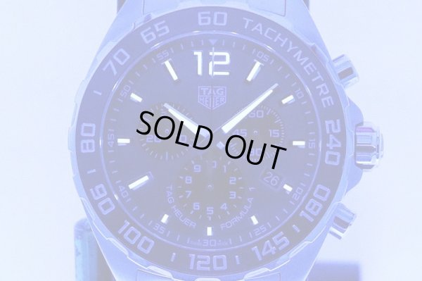 タグホイヤー　フォーミュラー１　クロノ　ＣＡＺ２０１１　ガンメタル文字盤　ライト