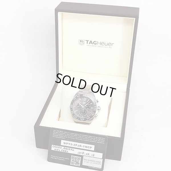 タグホイヤー　フォーミュラー１　クロノ　ＣＡＺ２０１１　ガンメタル文字盤　箱・保証書