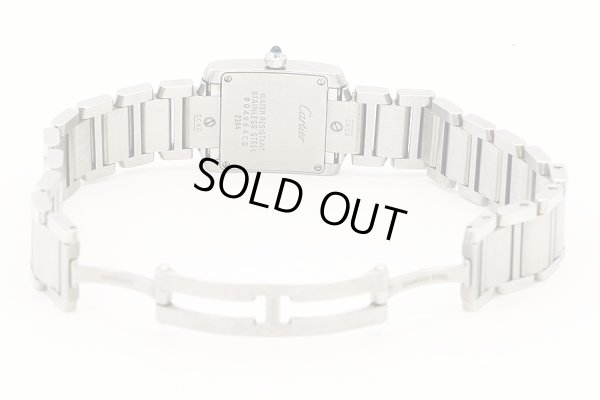 カルティエ　タンクフランセーズＳＭ　２３８４　白文字盤　ブレス