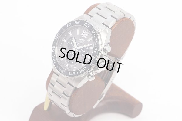 タグホイヤー　フォーミュラー１　クロノ　ＣＡＺ２０１１　ガンメタル文字盤　サイド