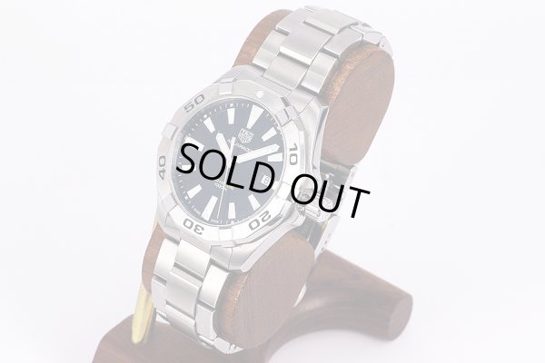 タグホイヤー　アクアレーサー　ＷＢＤ１１１０　黒文字盤　サイド