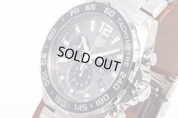 タグホイヤー　フォーミュラー１　クロノ　ＣＡＺ２０１１　ガンメタル文字盤　サイド拡大