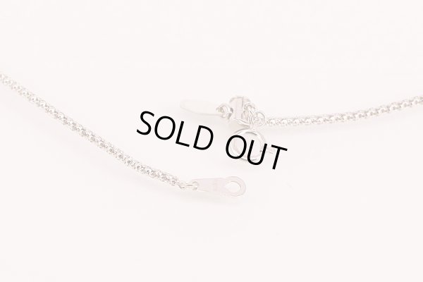 天空　K18WG/YG ダイアイリペンダントネックレス 0.43ct 1.38ct 12.50g　留め具外したイメージ