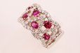 PT900 ルビーダイアイリリング 1.01ct 1.20ct 15.10g　サイド