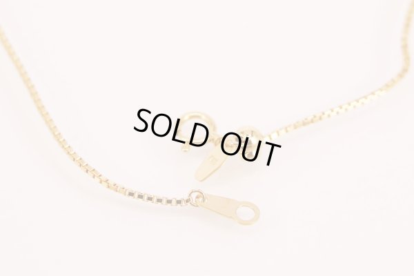 K18PG ピンクサファイアダイアイリペンダントネックレス 2.81ct 0.47ct 10.70g　留め具外したイメージ