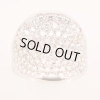 K18WG ダイアイリリング 2.10ct 9.10g