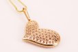 K18PG ピンクサファイアダイアイリペンダントネックレス 2.81ct 0.47ct 10.70g　裏面