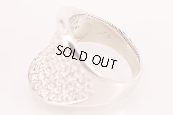 K18WG ダイアイリリング 2.10ct 9.10g　刻印