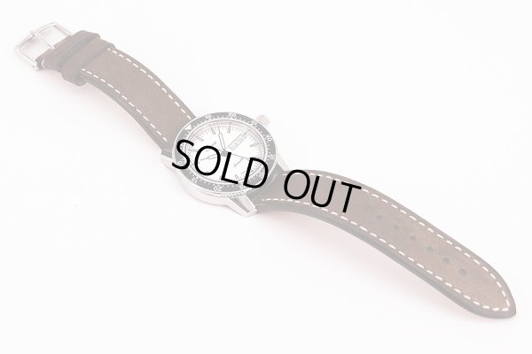 ジン　１０４　ＳＴ．ＳＡ　白文字盤　革ベルト状態表面