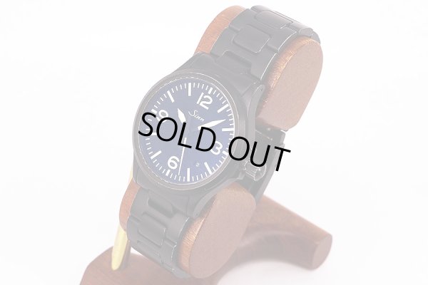 ジン　６５６Ｓ　ブラックＰＶＤ　黒文字盤　サイド